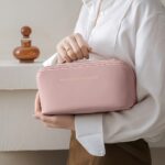 Bolsa Feminina Organizadora Multifuncional em Couro Sintético - Imagem 4