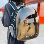 Mochila de Transporte Respirável Para Gatos