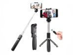 Mini Bastão Tripé 360º Pau De Selfie 3 em 1 - Com Controle Remoto Bluetooth 4.0