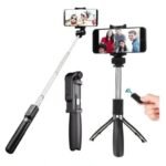 Mini Bastão Tripé  360º Pau De Selfie 3 em 1 - Com Controle Remoto Bluetooth 4.0