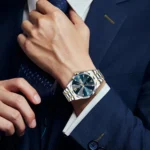 Relógio Masculino Quartzo Luxo Va Voom - À Prova D'Àgua, Vidro de Hardlex, Calendário Duplo - Imagem 3