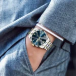 Relógio Masculino Quartzo Luxo Va Voom - À Prova D'Àgua, Vidro de Hardlex, Calendário Duplo - Imagem 6