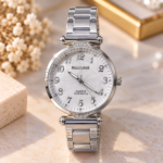 Relógio Feminino Pallyjane Prata com Pulseira Metálica – 3 ATM