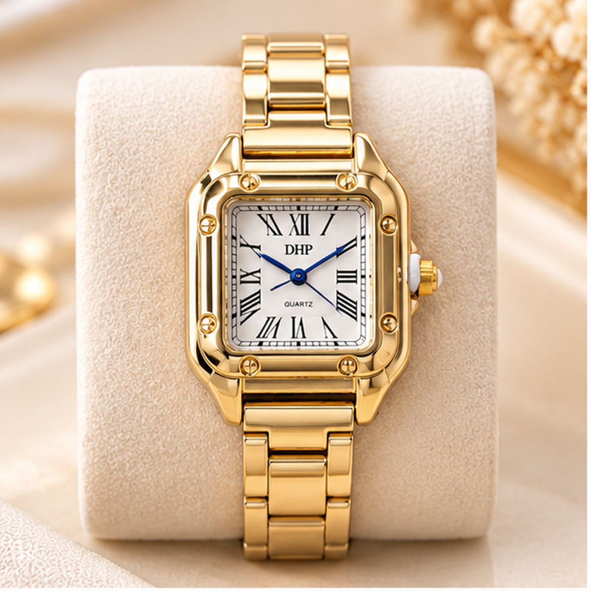 wara_dhp_catalogo_1 Relógio Feminino DHP Quartz Dourado – Elegância Clássica - Imagem 1
