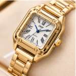 Relógio Feminino DHP Quartz Dourado – Elegância Clássica - Imagem 3